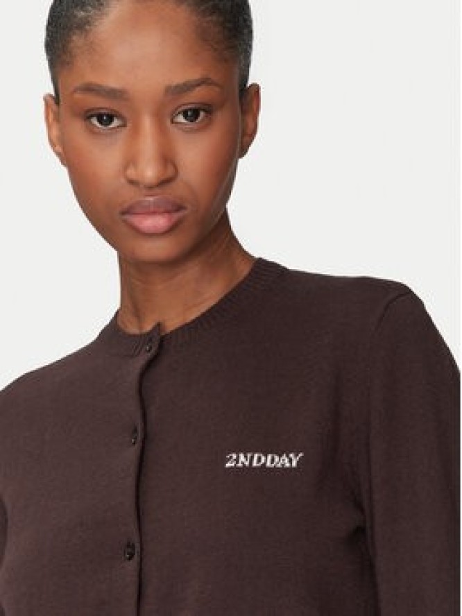 2NDDAY Kardigan Vinny 2251341408 Brązowy Regular Fit