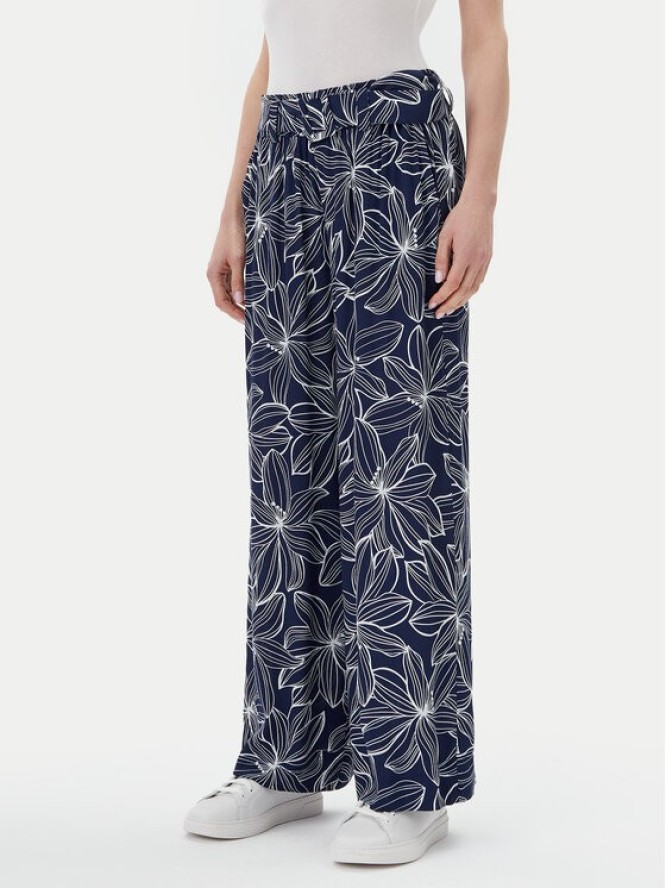 Olsen Spodnie materiałowe 14002153 Granatowy Relaxed Fit