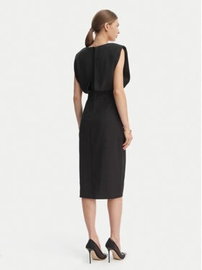 Rinascimento Sukienka koktajlowa CFC0127570003 Czarny Slim Fit