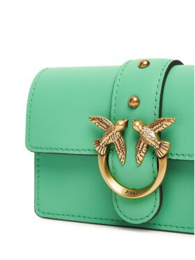 PINKO Torebka Love One Micro C . AI 24-25 PCPL 100064 A0F1 Zielony