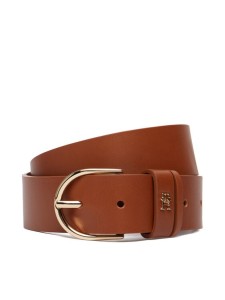 Tommy Hilfiger Pasek Damski Essential Effortless 3.5 AW0AW17757 Brązowy