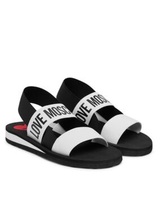 LOVE MOSCHINO Sandały JA16033G0MJN410A Biały