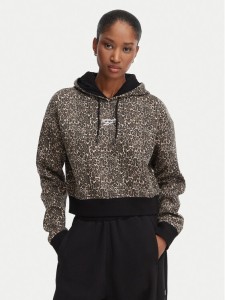 Reebok Bluza Helle RK25713CCW Brązowy Cropped Fit