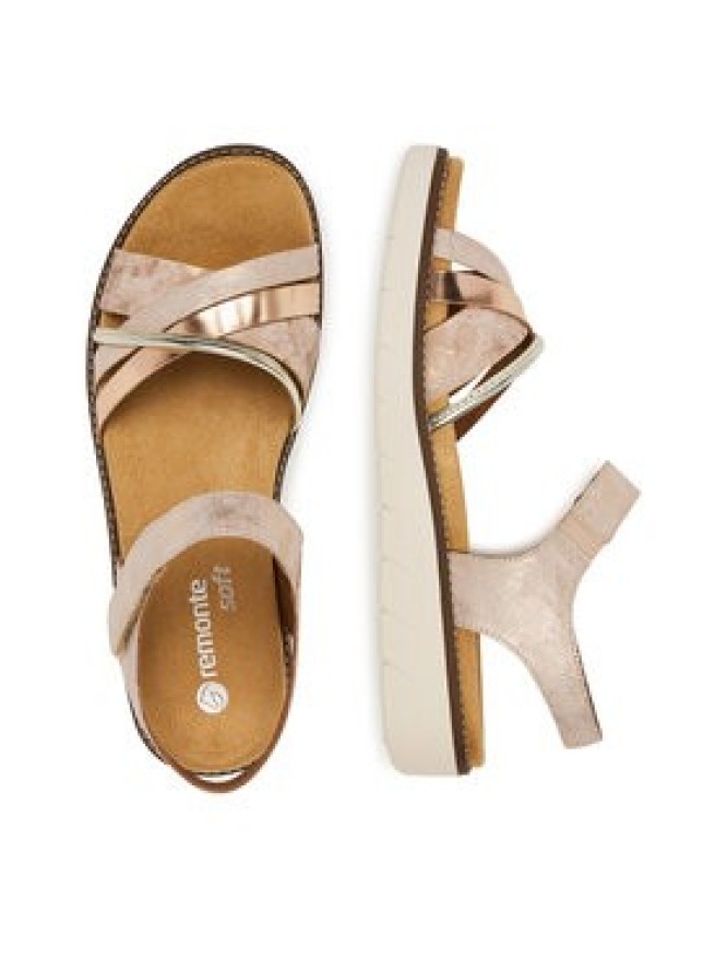 Remonte Sandały D2058-31 Różowy