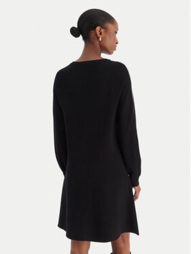 Liu Jo Sport Sukienka dzianinowa TF5288 MS63L Czarny Regular Fit