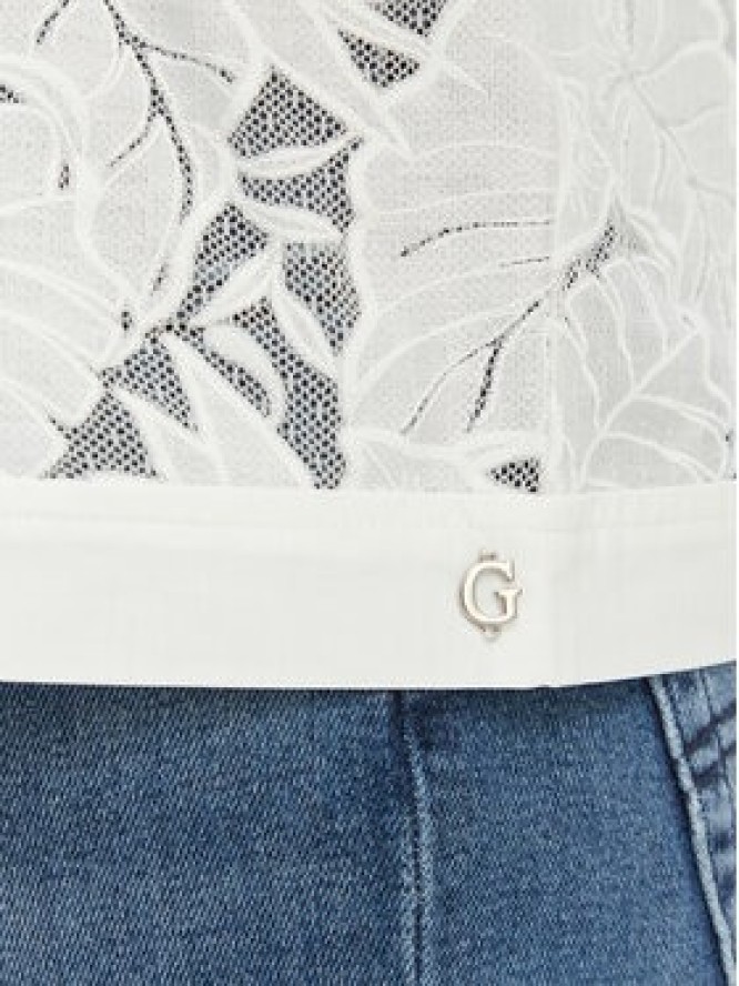 Guess Bluzka W6GH41 W1851 Biały Regular Fit