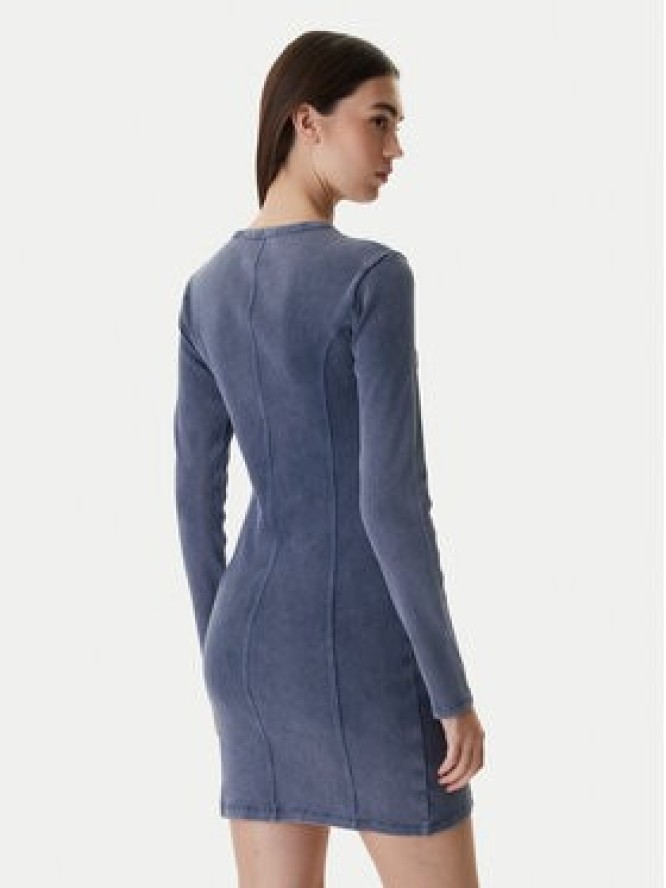 HUGO Sukienka dzianinowa Nopal 50552814 Niebieski Slim Fit