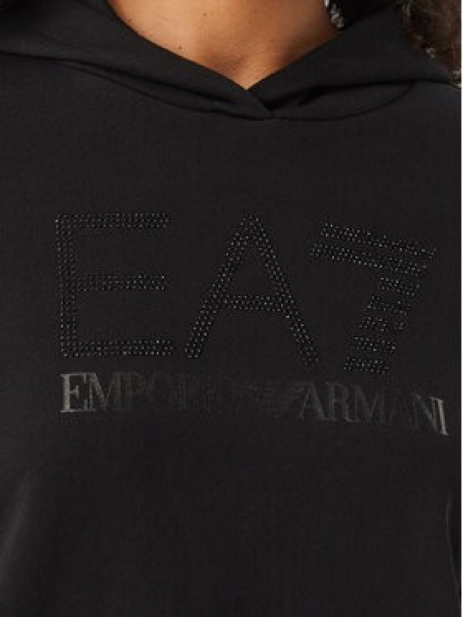 EA7 Emporio Armani Bluza 7W000537 AF15831 MC043 Czarny Regular Fit