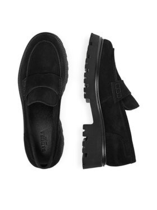 Badura Loafersy C-AVAH-25050LM Czarny