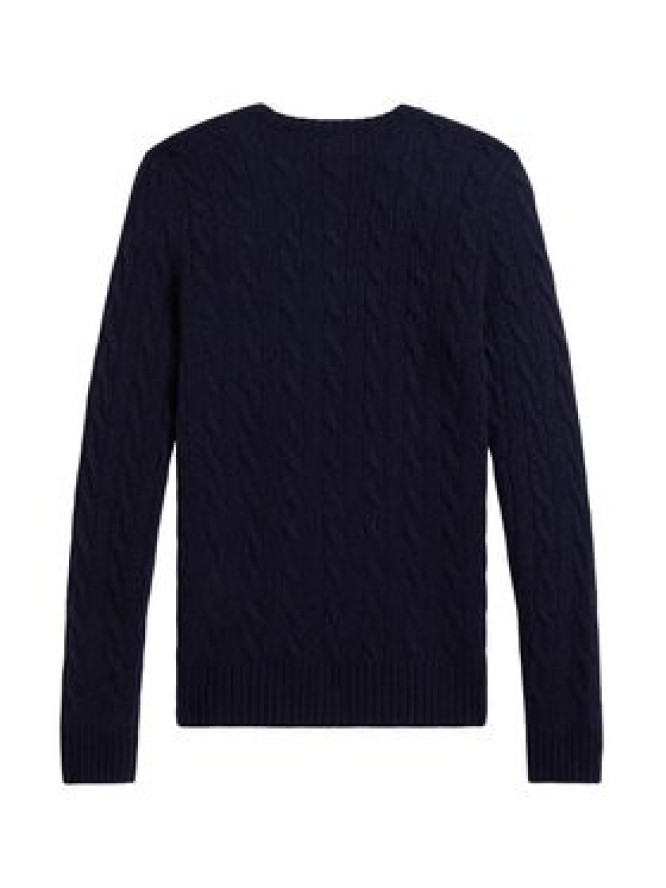 Polo Ralph Lauren Sweter 211971865003 Granatowy Slim Fit