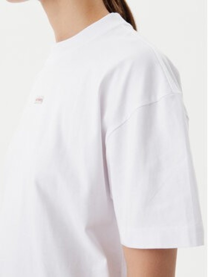 Calvin Klein Jeans T-Shirt Placed Institutional J20J225539 Biały Relaxed Fit