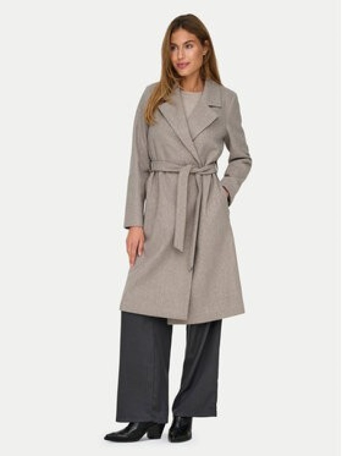 ONLY Płaszcz przejściowy Alvilda 15314362 Beżowy Regular Fit