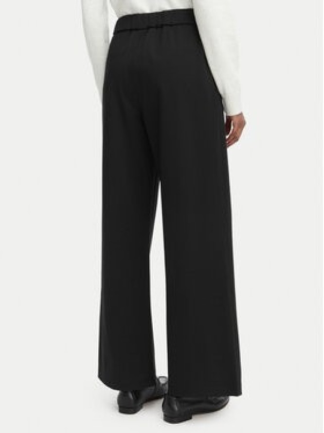 Calvin Klein Spodnie materiałowe LV044G210G Czarny Wide Leg