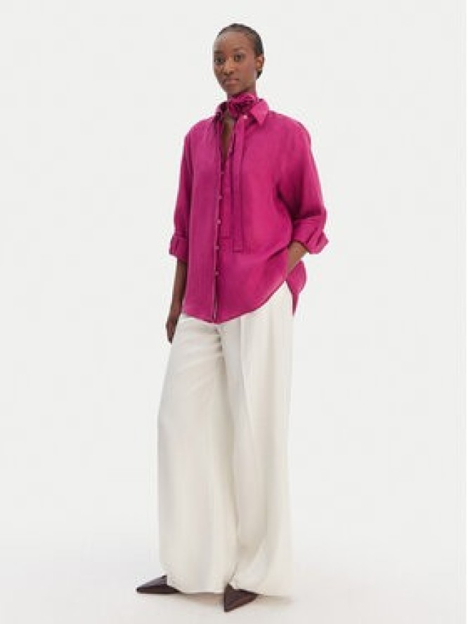 Marella Koszula Editore 2613111084 Różowy Regular Fit