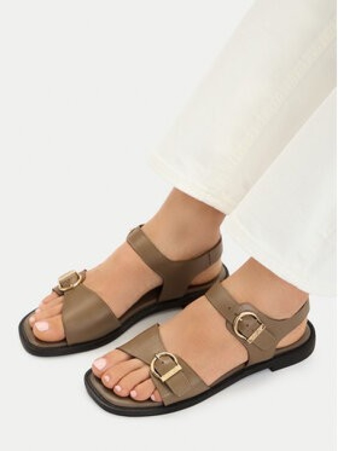 Beverly Hills Polo Club Sandały EO-WI16-ALYSHA-03 Beżowy ciemny