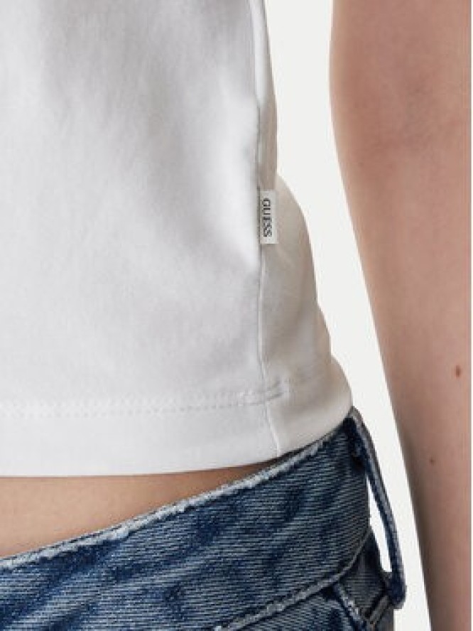 Guess Jeans T-Shirt W6RI16 J1314 Biały Regular Fit
