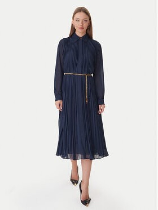 MICHAEL Michael Kors Sukienka koszulowa MF5838A7R3 Granatowy Regular Fit