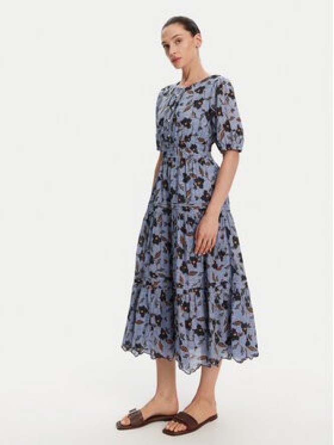 Pepe Jeans Sukienka letnia Eva PL953695 Błękitny Regular Fit