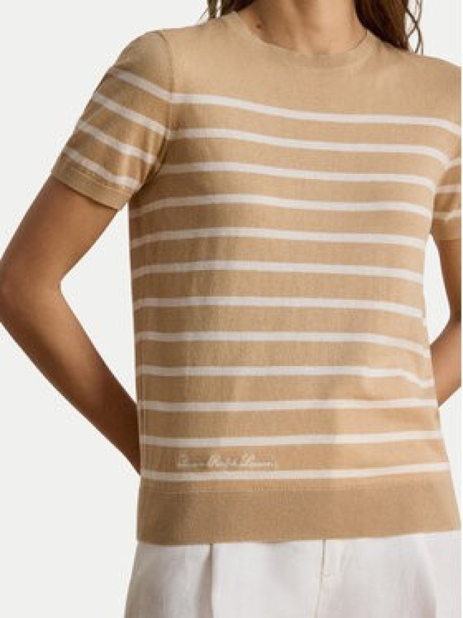 LAUREN RALPH LAUREN T-Shirt Eyelah 200P13973002 Beżowy Regular Fit