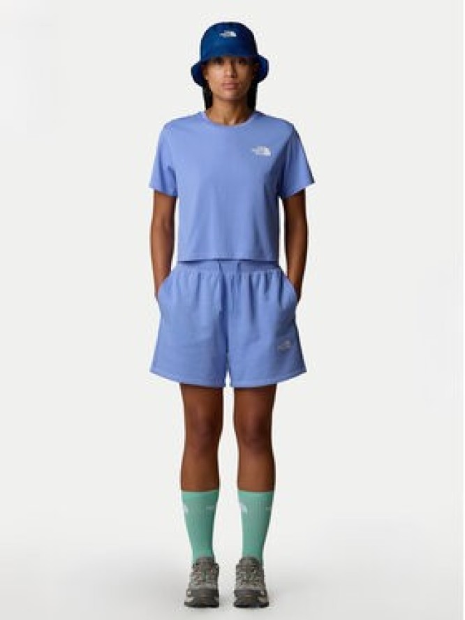 The North Face T-Shirt Simple Dome NF0A87U4 Niebieski Loose Fit