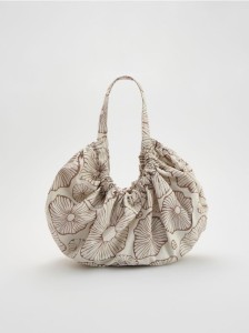 Tkaninowa torebka hobo - wielobarwny