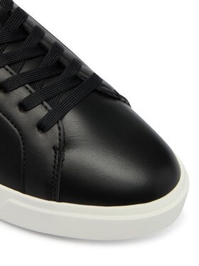 Calvin Klein Sneakersy Low Pro Cup Laceup Lth Moire HW0HW02845 Czarny