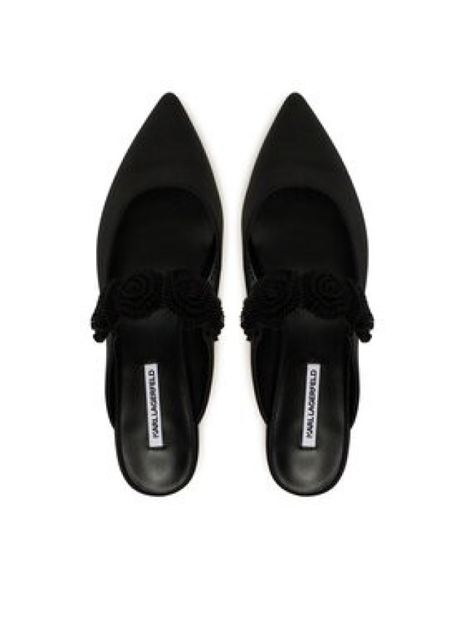 KARL LAGERFELD Klapki Kerrie KL40154 Czarny
