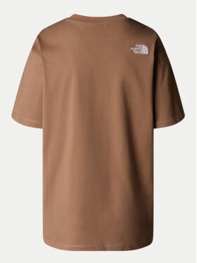 The North Face T-Shirt Simple Dome NF0A87NQ Brązowy Oversize