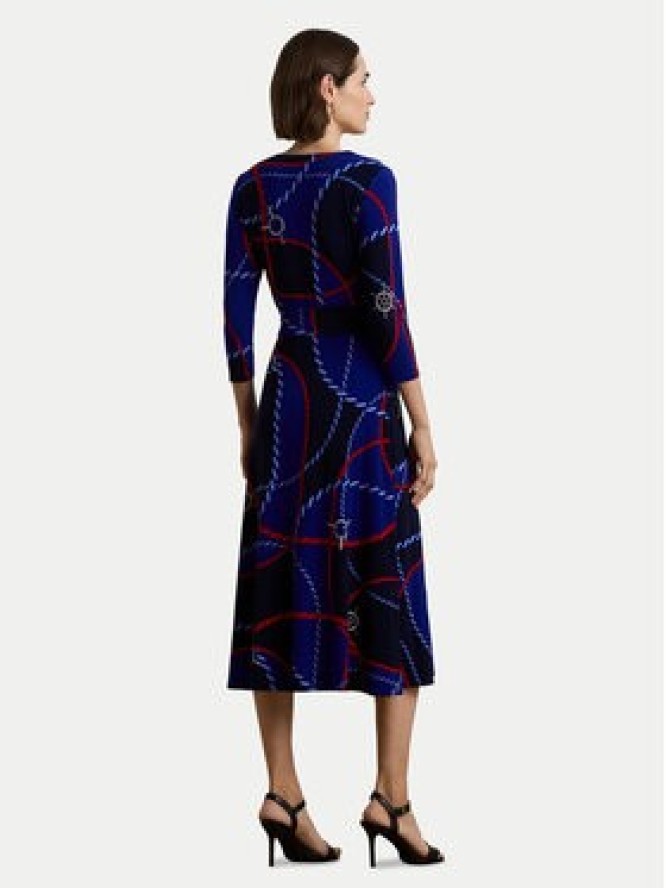 LAUREN RALPH LAUREN Sukienka koktajlowa 250957730001 Granatowy