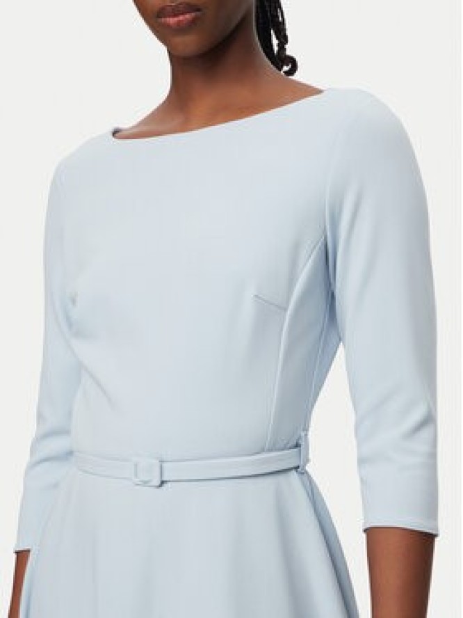 Rinascimento Sukienka koktajlowa CFC0127892003 Błękitny Regular Fit