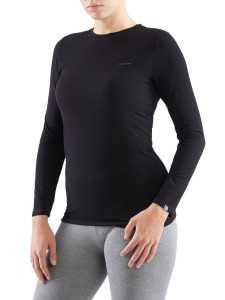 Koszulka longsleeve damska Viking Teres z przędzy bambusowej i wełny Merino
