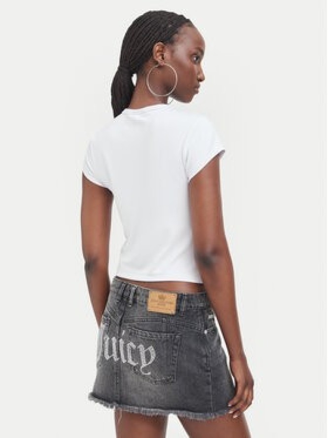 Juicy Couture T-Shirt JCWCT226326 Biały Slim Fit