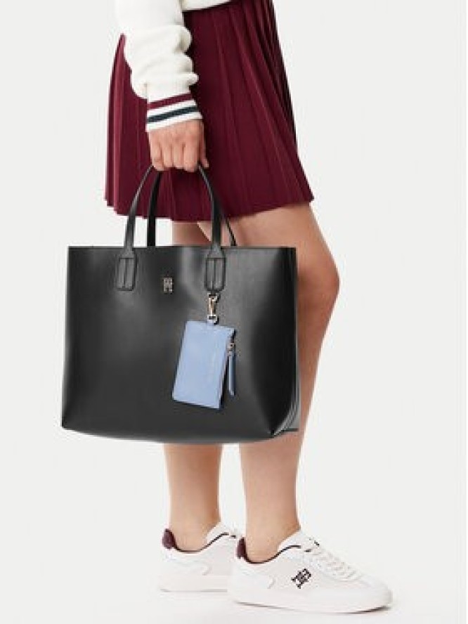 Tommy Hilfiger Torebka Th Icon Satchel AW0AW17683 Granatowy