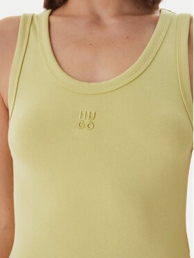 HUGO Sukienka codzienna Nalimera 50514521 Beżowy Slim Fit