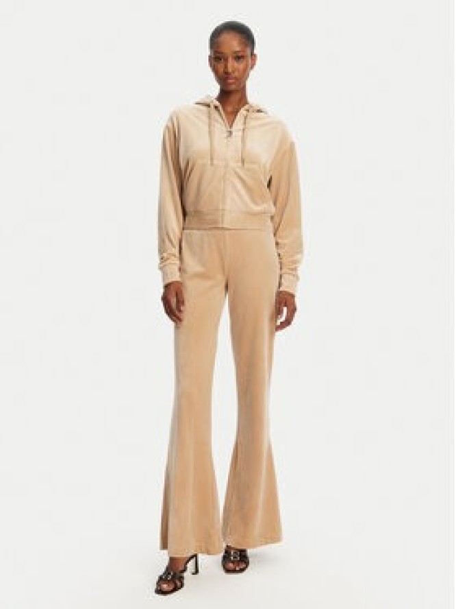 Juicy Couture Spodnie dresowe Christine JCWBJ125304 Beżowy Flared Leg