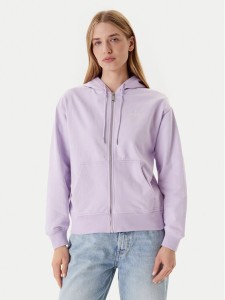 Calvin Klein Jeans Bluza Monologo LV047B270G Fioletowy Regular Fit