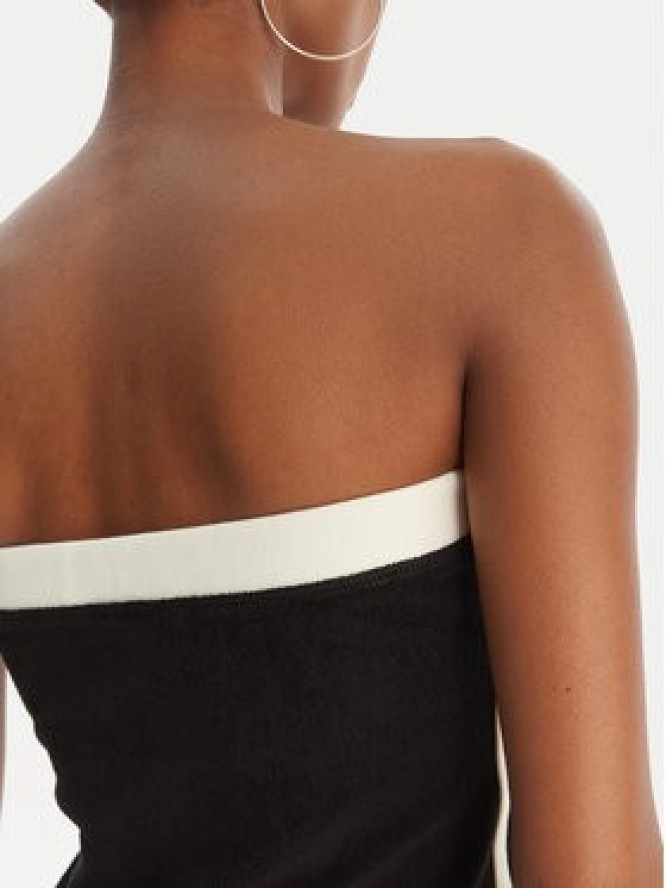 Juicy Couture Top Applique Terry JCWSC126314 Czarny Slim Fit