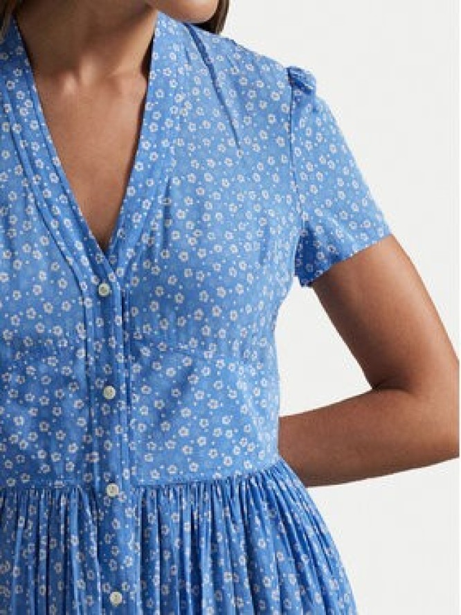 Polo Ralph Lauren Sukienka letnia 211969150001 Niebieski Regular Fit