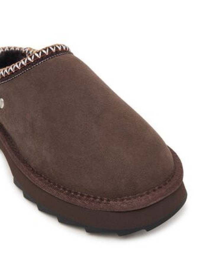 EMU Australia Śniegowce Sharky Scuff W13179 Brązowy ciemny