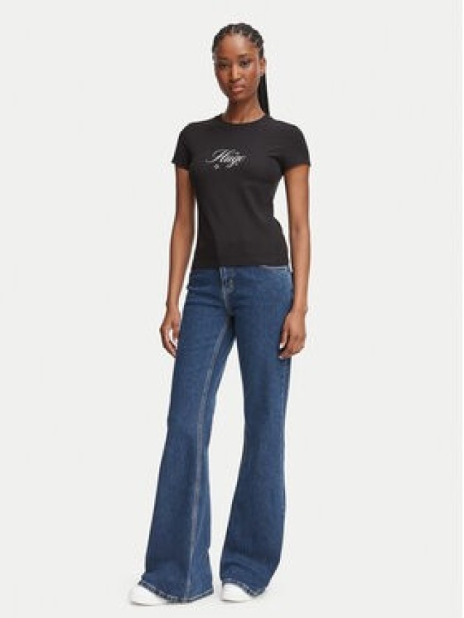 HUGO Jeansy Gelissa_4_B 50569843 Granatowy Flare Fit