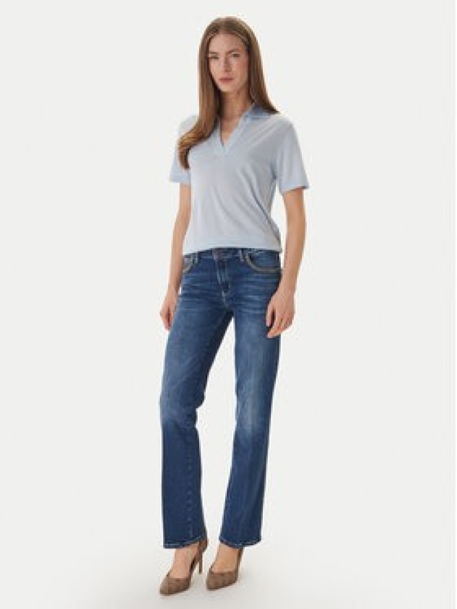 Guess Jeansy W6RA15 D6883 Granatowy Straight Leg