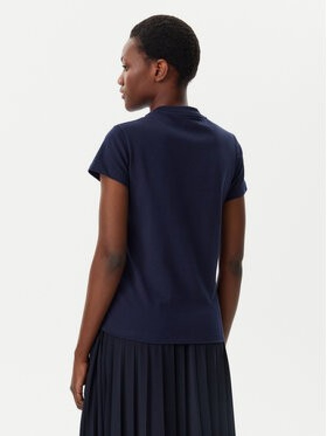 Lacoste T-Shirt TF9246 Granatowy Slim Fit