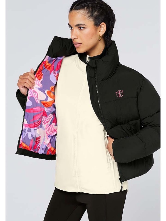 Chiemsee Kurtka pikowana w kolorze czarnym rozmiar: L