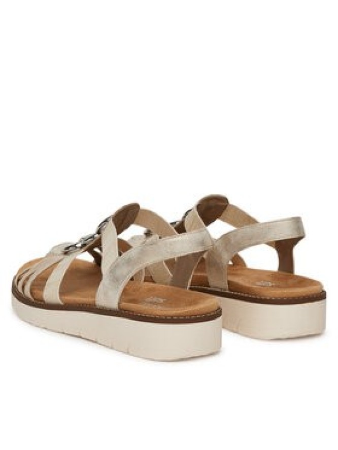 Remonte Sandały D2073-60 Złoty