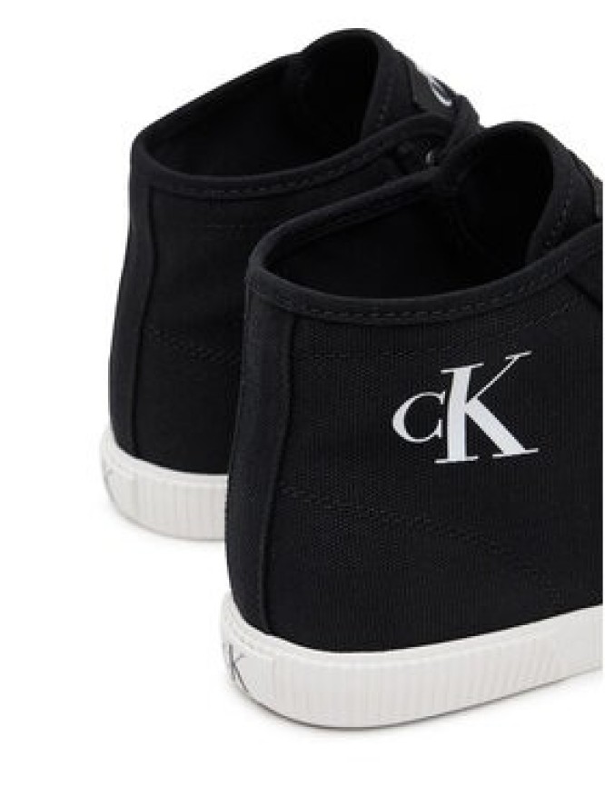 Calvin Klein Jeans Sneakersy Ess Vulc Mid Cv Mg Wn YW0YW01761 Czarny