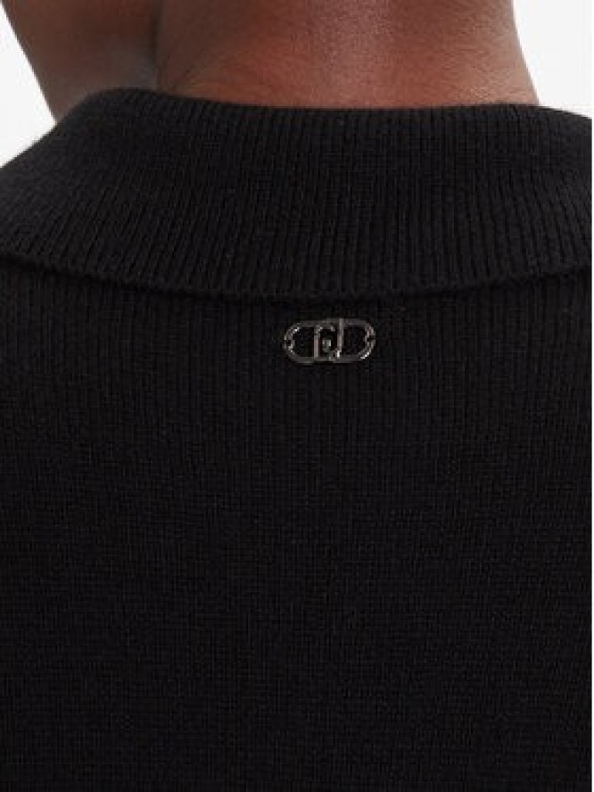 Liu Jo Sweter MF5038 MS009 Czarny Regular Fit