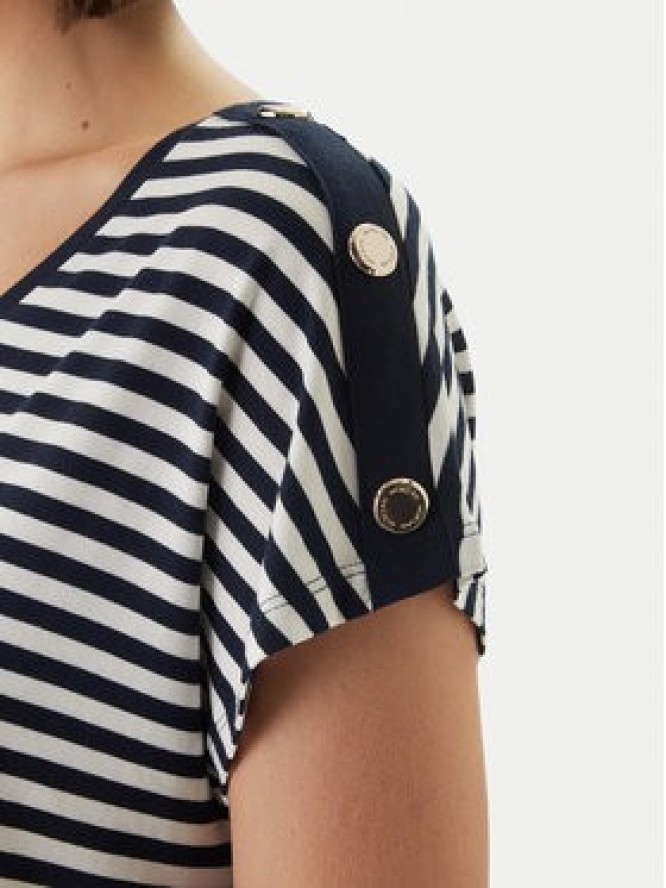 Morgan T-Shirt 261-DIVA Granatowy Regular Fit