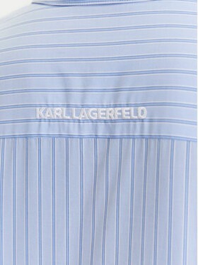 KARL LAGERFELD Koszula A3W11029 Niebieski Regular Fit