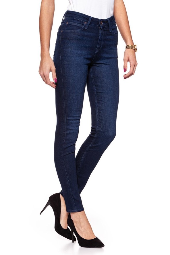 SPODNIE DAMSKIE LEE SCARLETT HIGH UBER BLUE L626RJZP 112114340