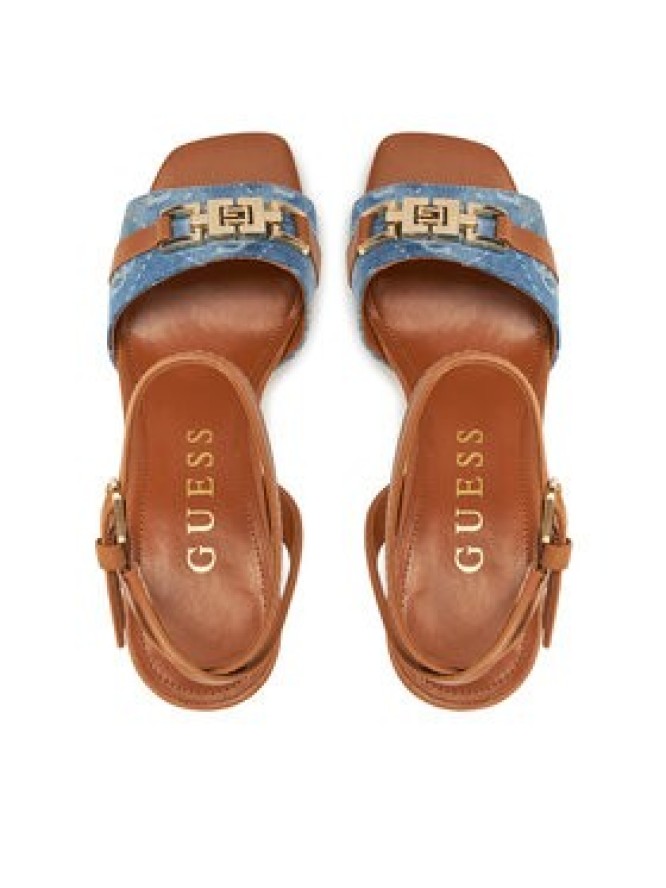 Guess Sandały FLJGR2 FAL03 Niebieski